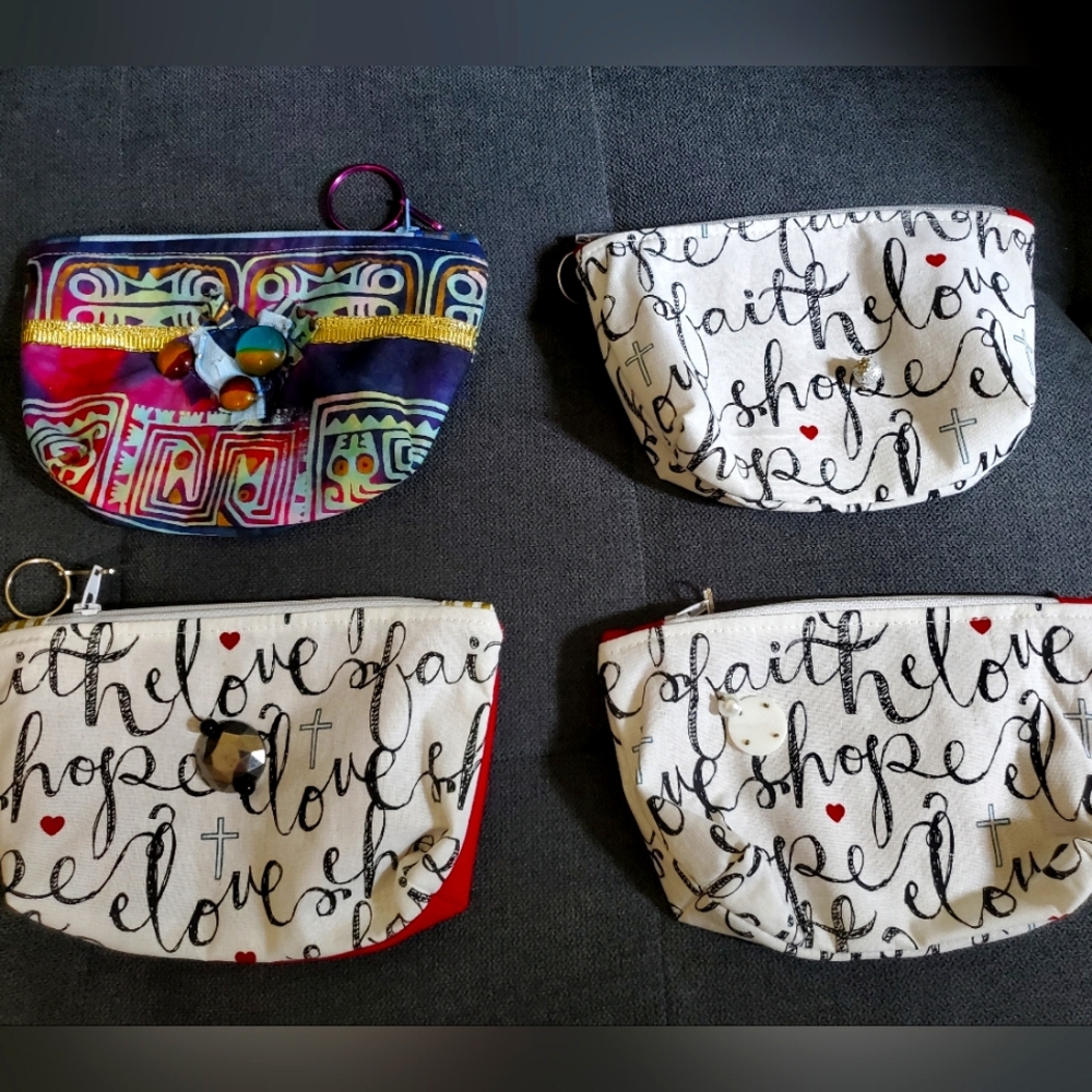 Unique coin purses/mini travel makeup bag